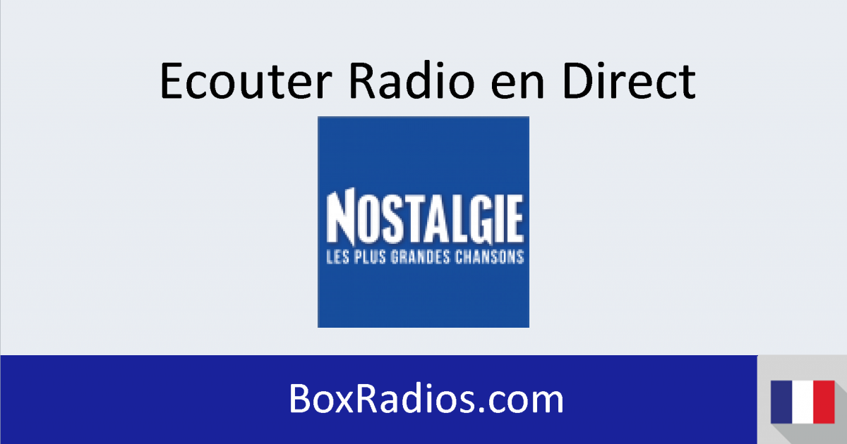 radio fm nostalgie gratuit