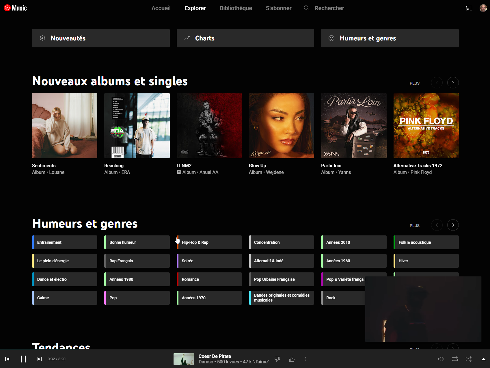 ecouter de la musique en ligne